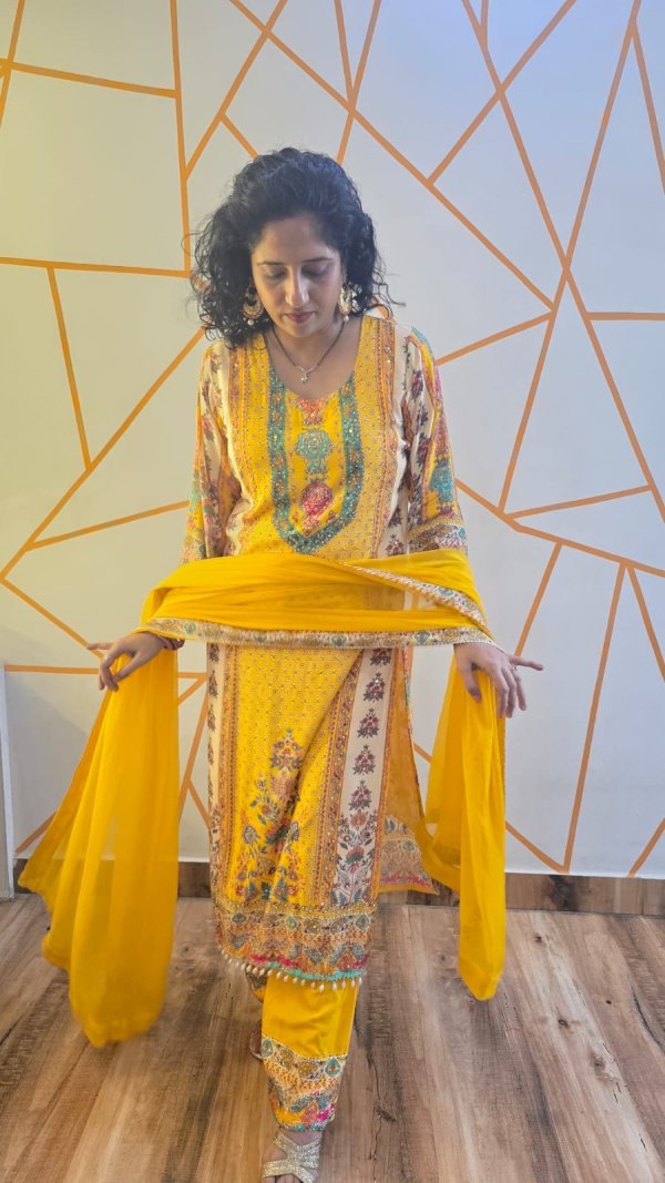 Yellow Muslin Suit